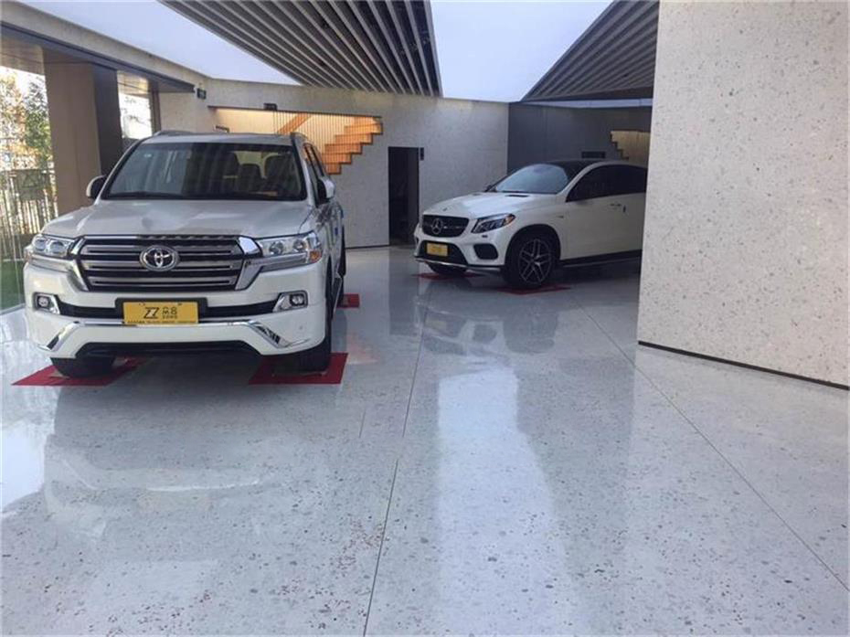展厅现浇无机磨石-众合豪车