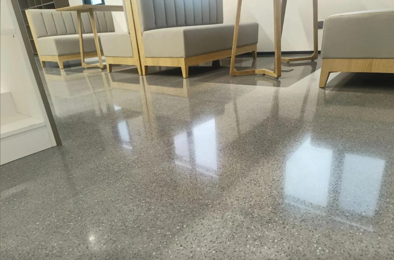 匠心筑梦 | 汉特无机磨石助力四川蜀道集团，打造1800㎡简阳办公新地标