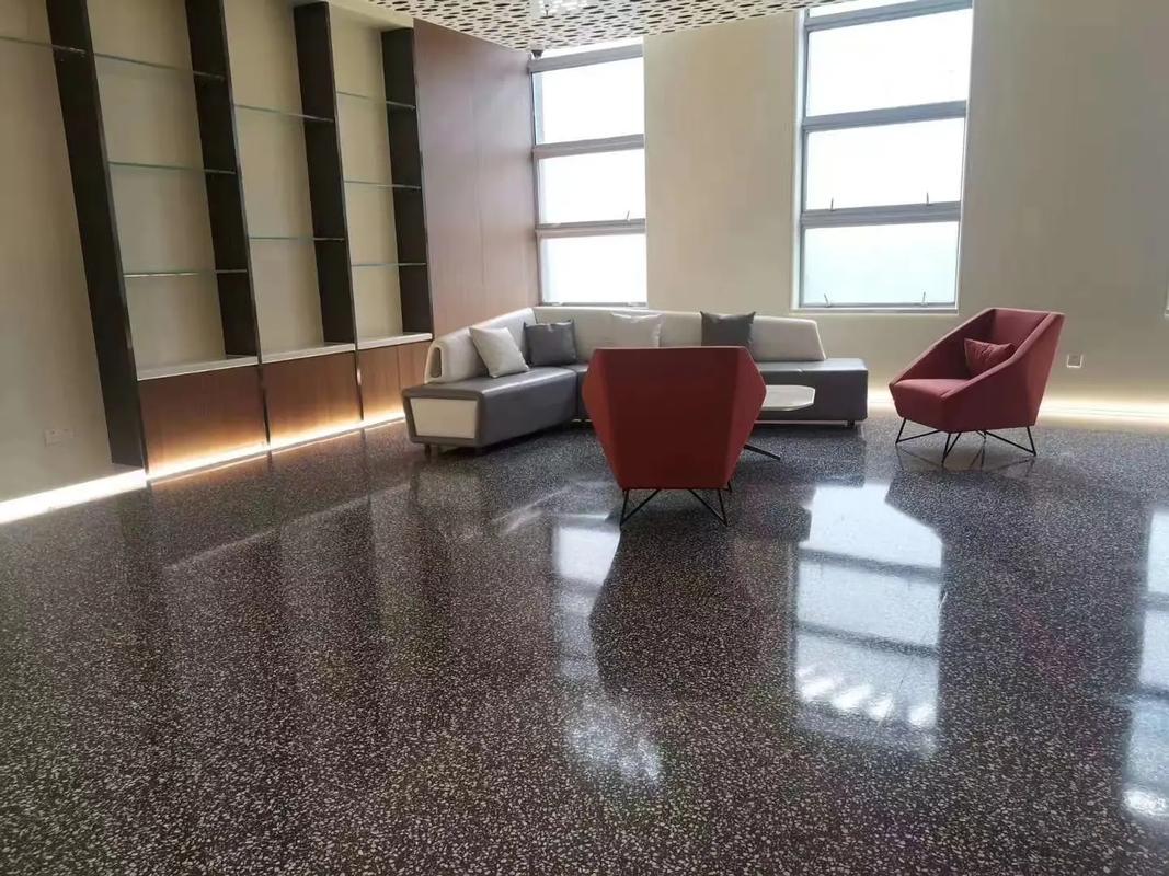 匠心筑梦 | 汉特无机磨石助力四川蜀道集团，打造1800㎡简阳办公新地标