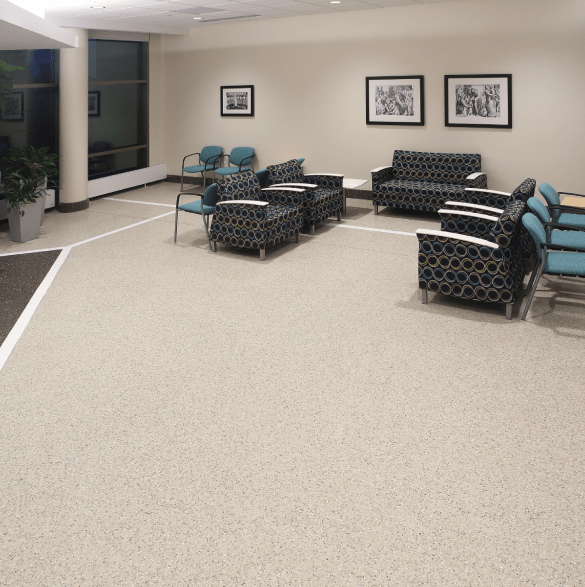 匠心筑梦 | 汉特无机磨石助力四川蜀道集团，打造1800㎡简阳办公新地标